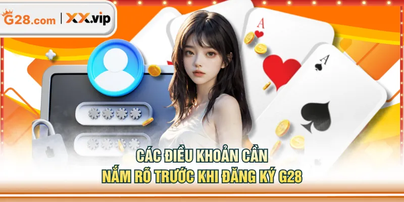 Các điều khoản cần nắm rõ trước khi đăng ký G28